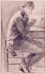 Retrato de um artista desenhando, 1801