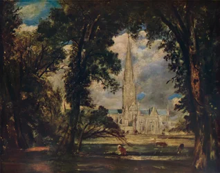 Catedral de Salisbury, c1823