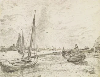 Envio no Tamisa, c.1818 (grafite sobre papel)