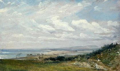 Shoreham Bay perto de Brighton