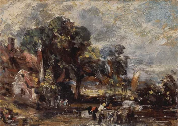 Esboço para The Haywain, ca. 1820.