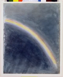 Estudo do céu com arco-íris, 1827