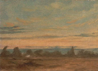 Verão - Evening Landscape, ca. 1825.