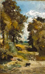 O Campo de Milho (óleo sobre tela)