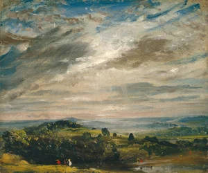Vista de Hampstead Heath, em direção a Harrow