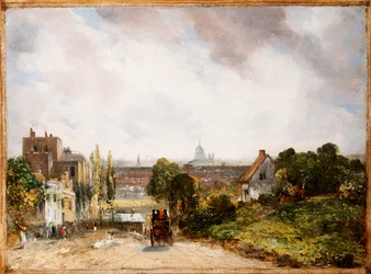 Vista da cidade de Londres a partir de Sir Richard Steele "s Cottage, Hampstead, c.1832