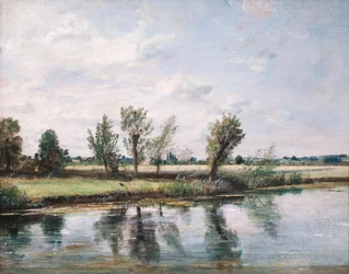 Prados de água perto de Salisbury