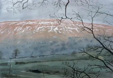 Rise Hill em dezembro de 1991 (guache)