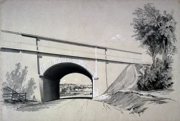 Ponte oblíqua, Boxmoor, Hertfordshire, 12 de junho de 1837