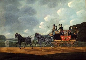 The Royal Mail Coach, Londres para Birmingham