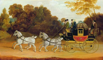"The Wellington Coach" (The Newcastle-York-London Mail), c.1818 (óleo sobre painel)