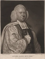 Guliel Hayes, gravado por Thomas Park (1758-1834), 1787 (mezzotint)