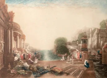 O Declínio de Cartago (mezzotint)
