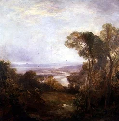 A Cidade de Perth do Oeste (óleo sobre tela)