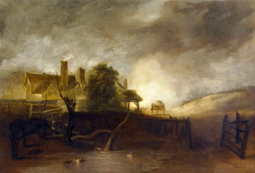 The Lime Kiln, c1805/06 (óleo sobre tela)