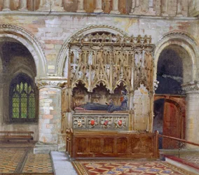 Túmulo de Rahere, Priorado de São Bartolomeu, City of London, 1880