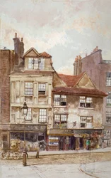 Vista dos nºs 87-89 Drury Lane, Westminster, Londres, c1880
