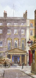 Vista do New Royalty Theatre, Dean Street, Westminster, Londres, 1882