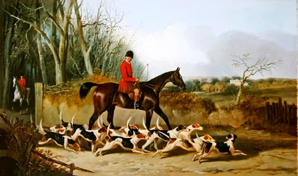 Crocteth Harriers, costas de Stanfield (óleo sobre tela)