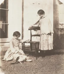 Alimentar a pobre gatinha, 1853-56