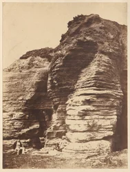 Rochas em Livermead perto de Torquay Inglaterra, c. 1852