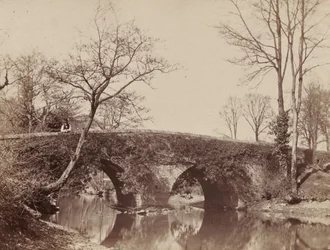 A ponte de Staplylton da ponte do país, Bristol, c. 1854-1857.