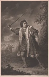 David Garrick como Richard III