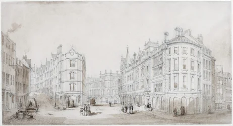 Akenside Hill, Newcastle upon Tyne (bodycolour)