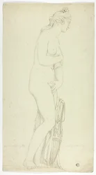 Estátua Antiga de Vênus em Pé