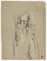 Vestido de cintura alta