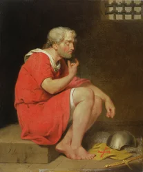 Robert (c.1054-1134) Duque da Normandia na prisão