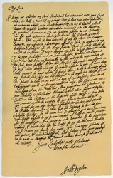 Carta de John Dryden a Laurence Hyde, c1682-1683.