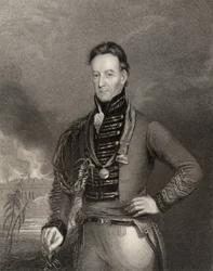 Sir Charles Shipley, governador de Granada, gravado por H. Cook, da National Portrait Gallery, volume IV, publicado em 1835