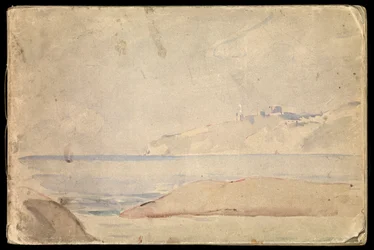 Paisagem marítima, caderno de esboços