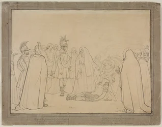 Enéias Mostrou o Corpo de Pallas de Virgils Aeneid, 1843.