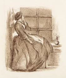 Amor perdido, c.1859 (caneta e tinta)