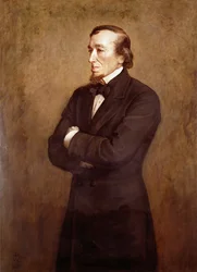 Retrato de Benjamin Disraeli (1804-1881) Conde de Beaconsfield, 1881