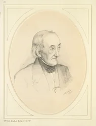 Retrato de William Bennett, 1850