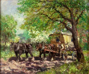 Dois Cavalos e uma Caravana