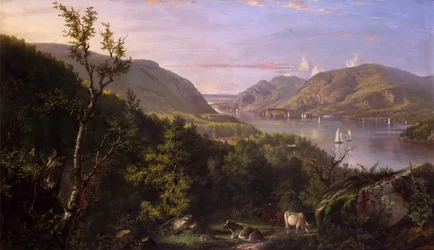 Vista, de, a, altiplanos, de, oeste, ponto, 1862