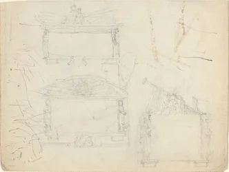 Desenhos para Monumentos [reto e verso]