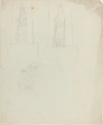 Desenhos para um Monumento [reto e verso]
