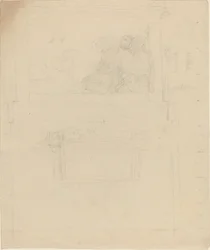 Projetos para um Monumento a Sir William Jones (?) [reto e verso]