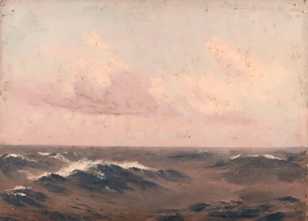 Paisagem marítima, c.1900 (óleo sobre tela)