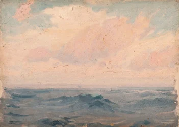 Paisagem marítima, c.1900 (óleo sobre tela)