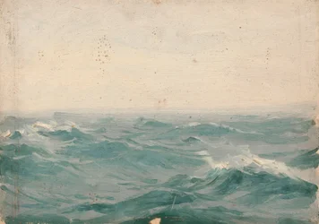 Paisagem marítima, c.1900 (óleo sobre tela)