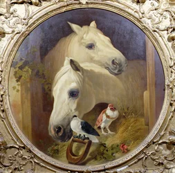 Cavalos por uma Porta Estável
