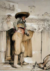 Um relógio de toureiro de trás da barricada, de 