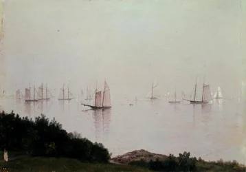 Uma Tarde de Newport (óleo a bordo)