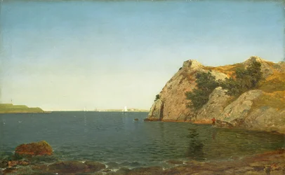 Beacon Rock, porto de Newport, 1857